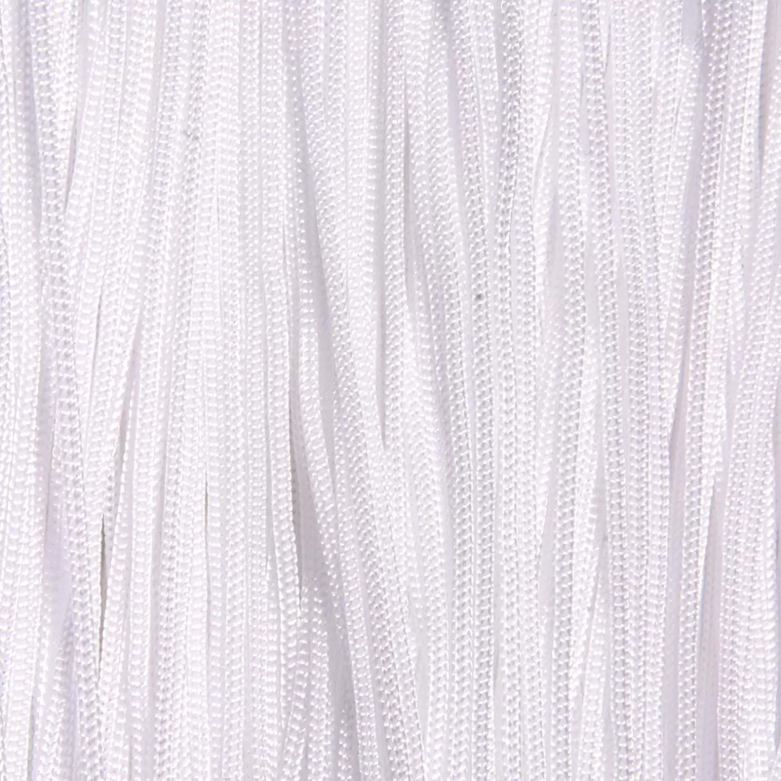 Decoración Temática>DecoWoerner Cortina De Cuerdas Blanca, 200 X 90 Cm blanco