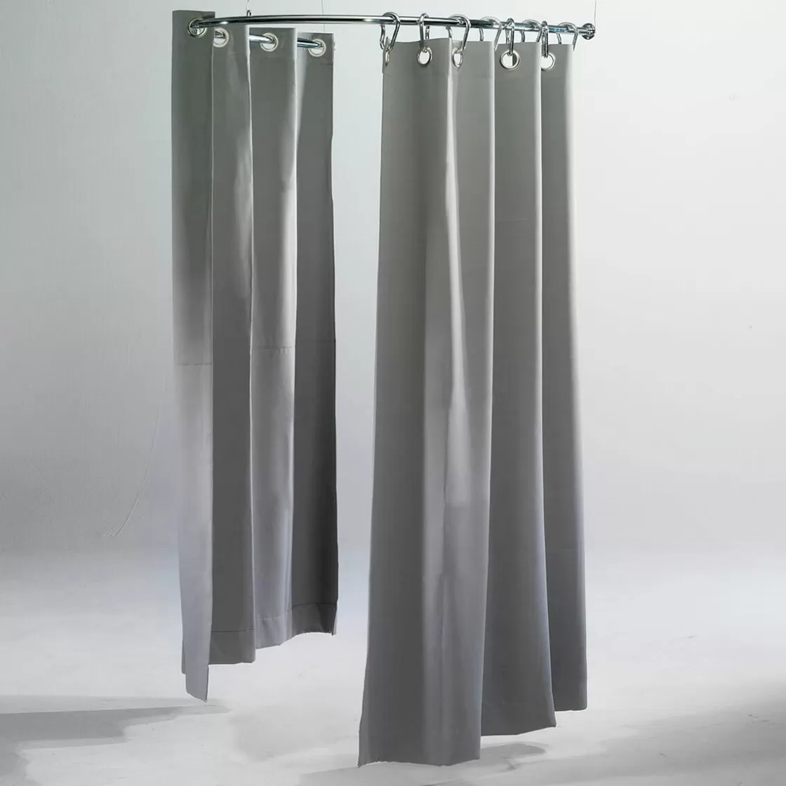 Probadores Y Cortinas>DecoWoerner Cortina De Vestuario, Longitud 200 Cm, Poco Inflamable, Gris