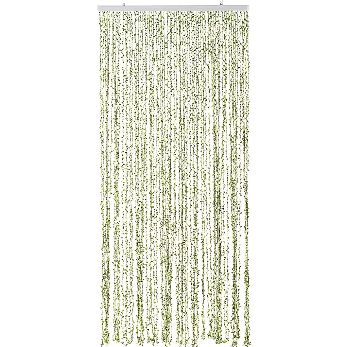 Decoración De Verano>DecoWoerner Cortina Decorativa Nature Longitud 200 Cm verde