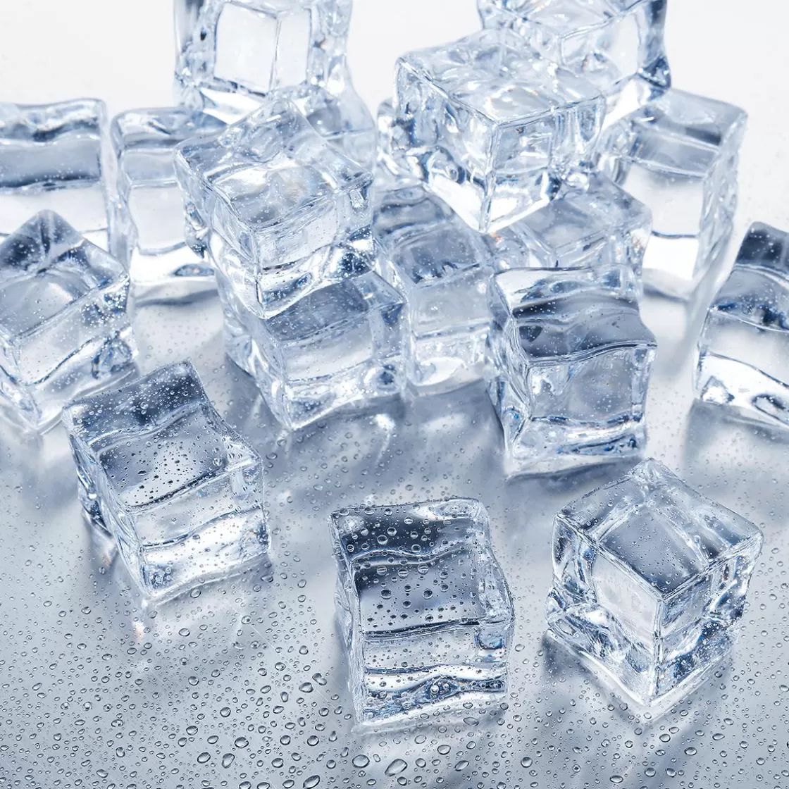 Decoración Dispersa | Decoración De Invierno>DecoWoerner Cubitos De Hielo Decorativos De Acrílico 30 Mm, 1 Kg transparente
