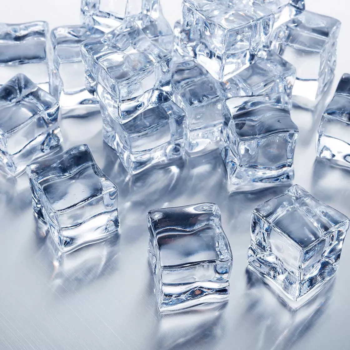 Decoración Dispersa | Decoración De Invierno>DecoWoerner Cubitos De Hielo Decorativos De Acrílico 30 Mm, 1 Kg transparente