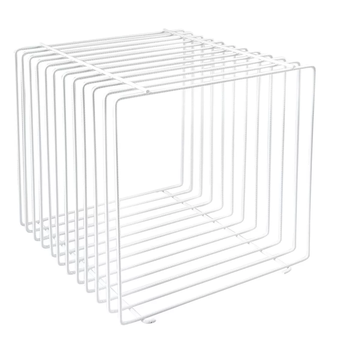 Expositores Para Tiendas>DecoWoerner Cubo De Celosía 40 X 40 Cm blanco