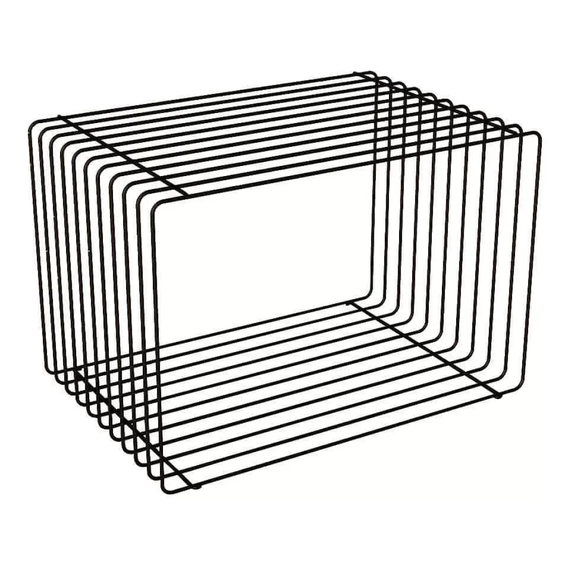 Expositores Para Tiendas>DecoWoerner Cubo De Celosía 60 X 40 Cm negro