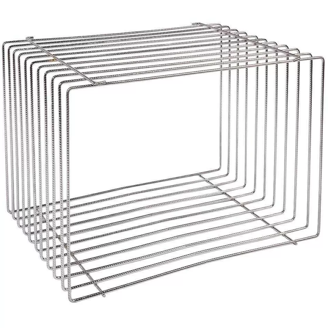 Expositores Para Tiendas>DecoWoerner Cubo De Celosía 60 X 40 Cm plata