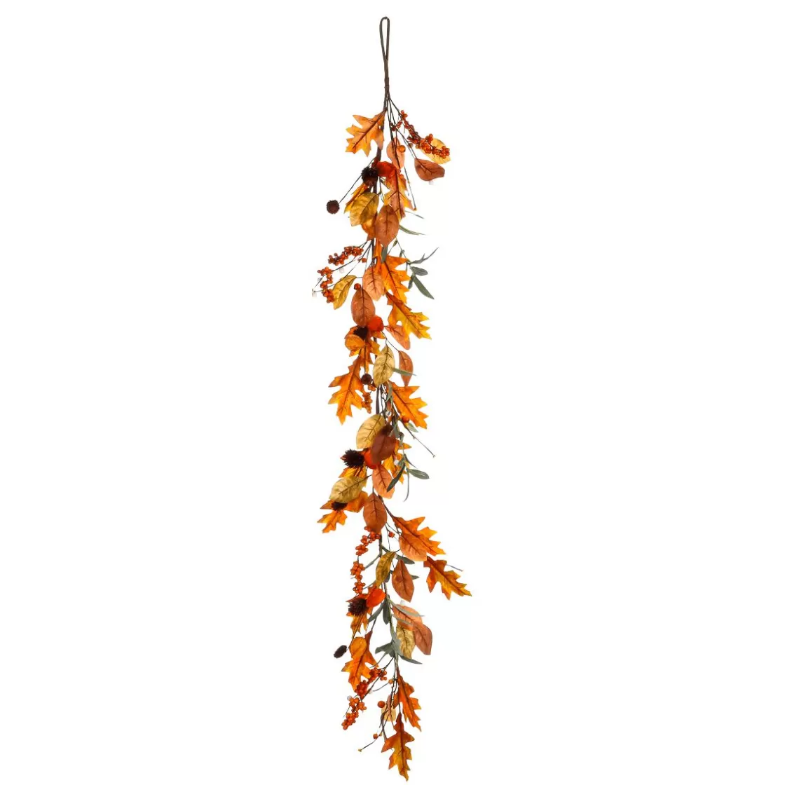 Decoración De Otoño | Guirnaldas Y Vides>DecoWoerner Deco Physalis Vine 15 X 145 Cm naranja