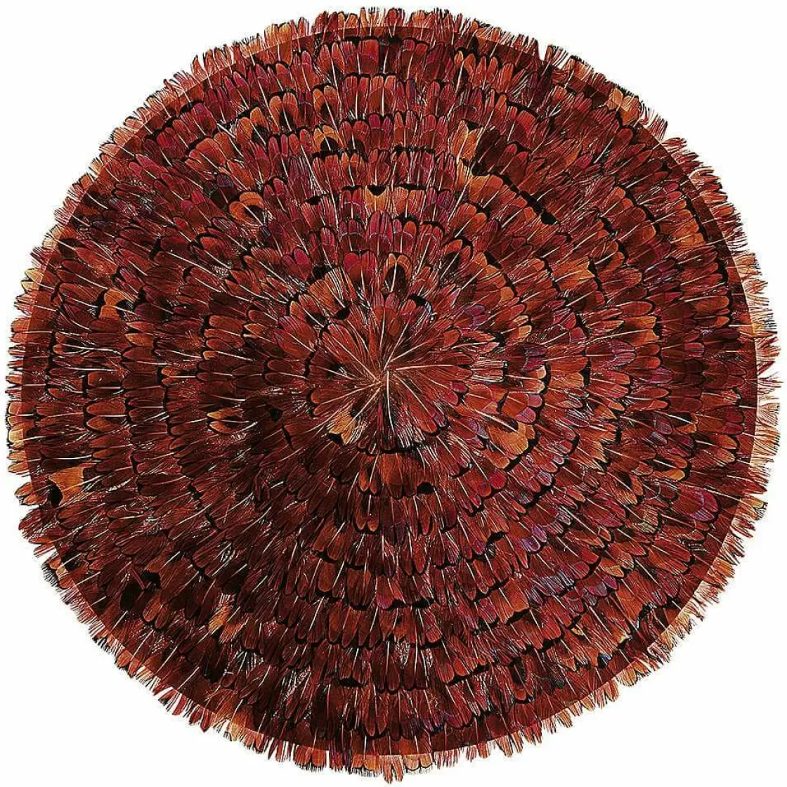 Decoración De Verano>DecoWoerner Decoración De Pared De Plumas "Juju Hat" Rojizo marrón