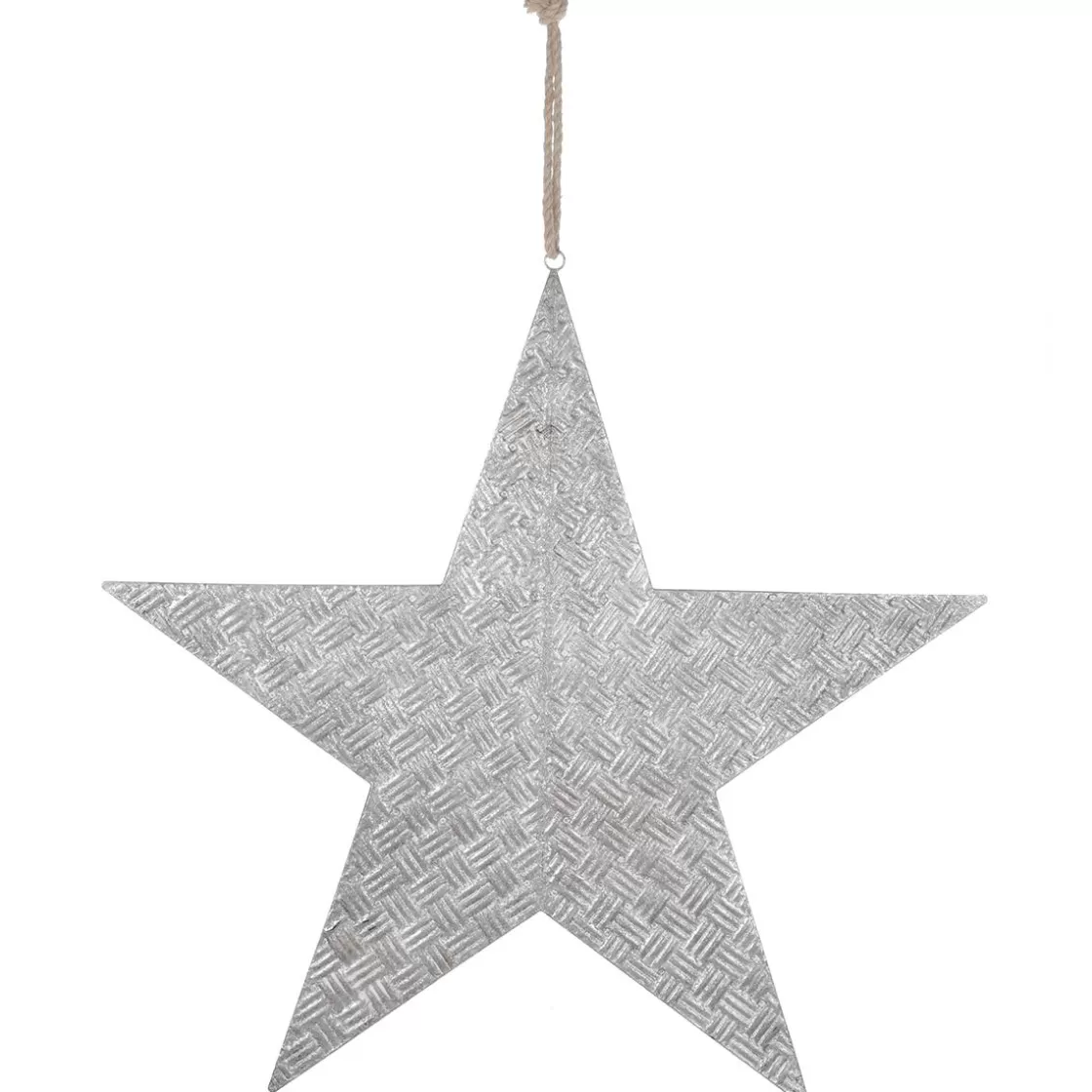 Estrella De Navidad>DecoWoerner Decoración Estrella 79 Cm plata