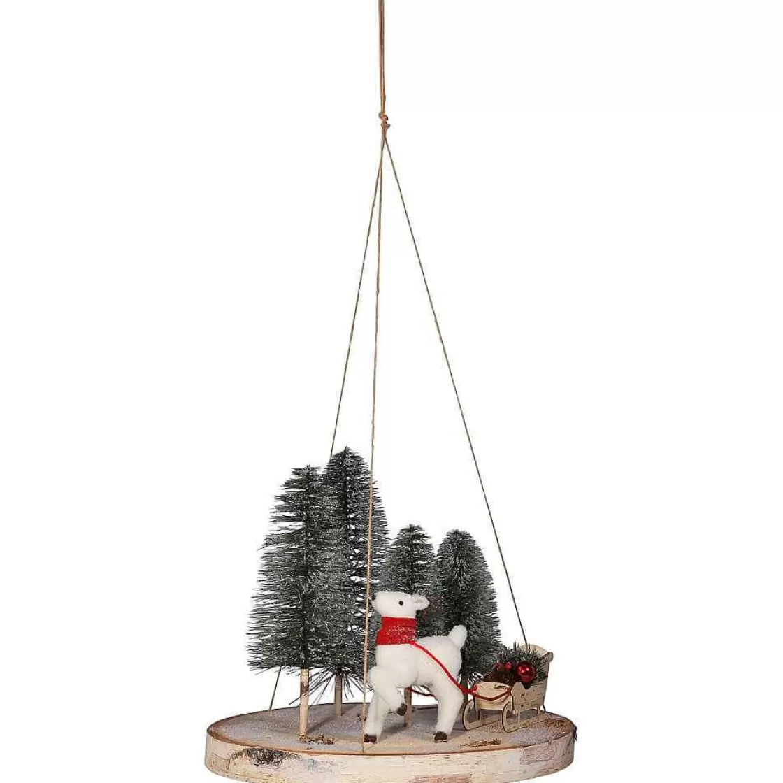 Figuras De Navidad>DecoWoerner Disco De Madera Decorativo Ø 50 Cm multicolor