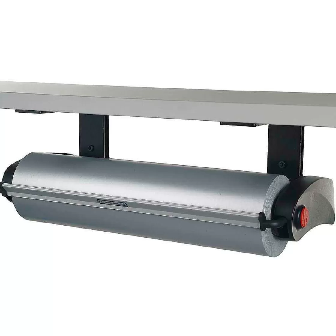Portarrollos De Papel De Regalo>DecoWoerner Dispensador Bajo Mesa VARIO Anchura De Rollo 50 Cm negro