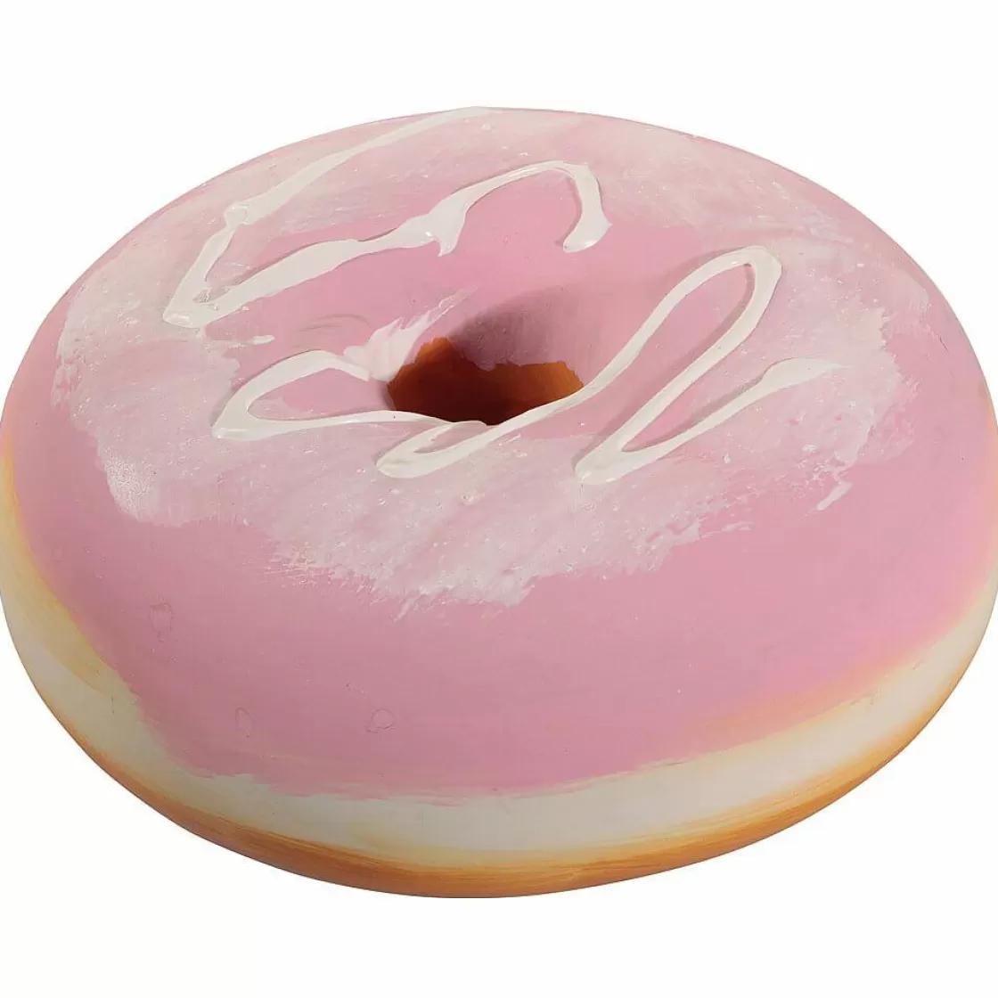 Chupetes Xxl>DecoWoerner Donut Decorativo Ø 20 Cm rosa