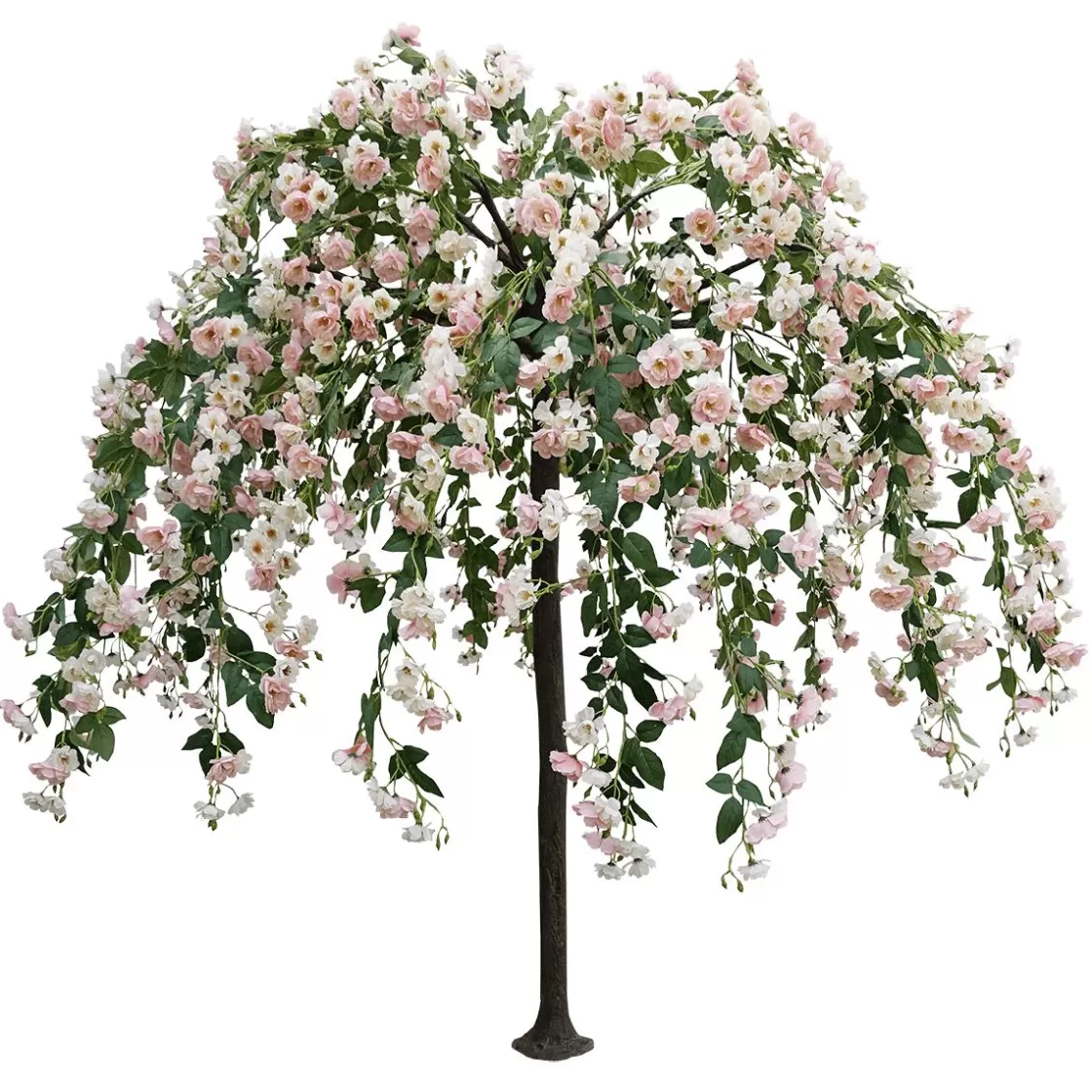 Decoración De Primavera | Árboles Artificiales>DecoWoerner El árbol De s Artificial Blanco/do, 210 Cm rosa