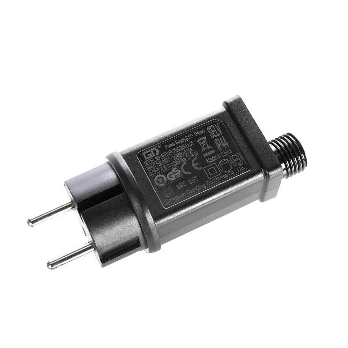 Luces De Navidad>DecoWoerner Enchufe De Transformador 31V, 12W negro