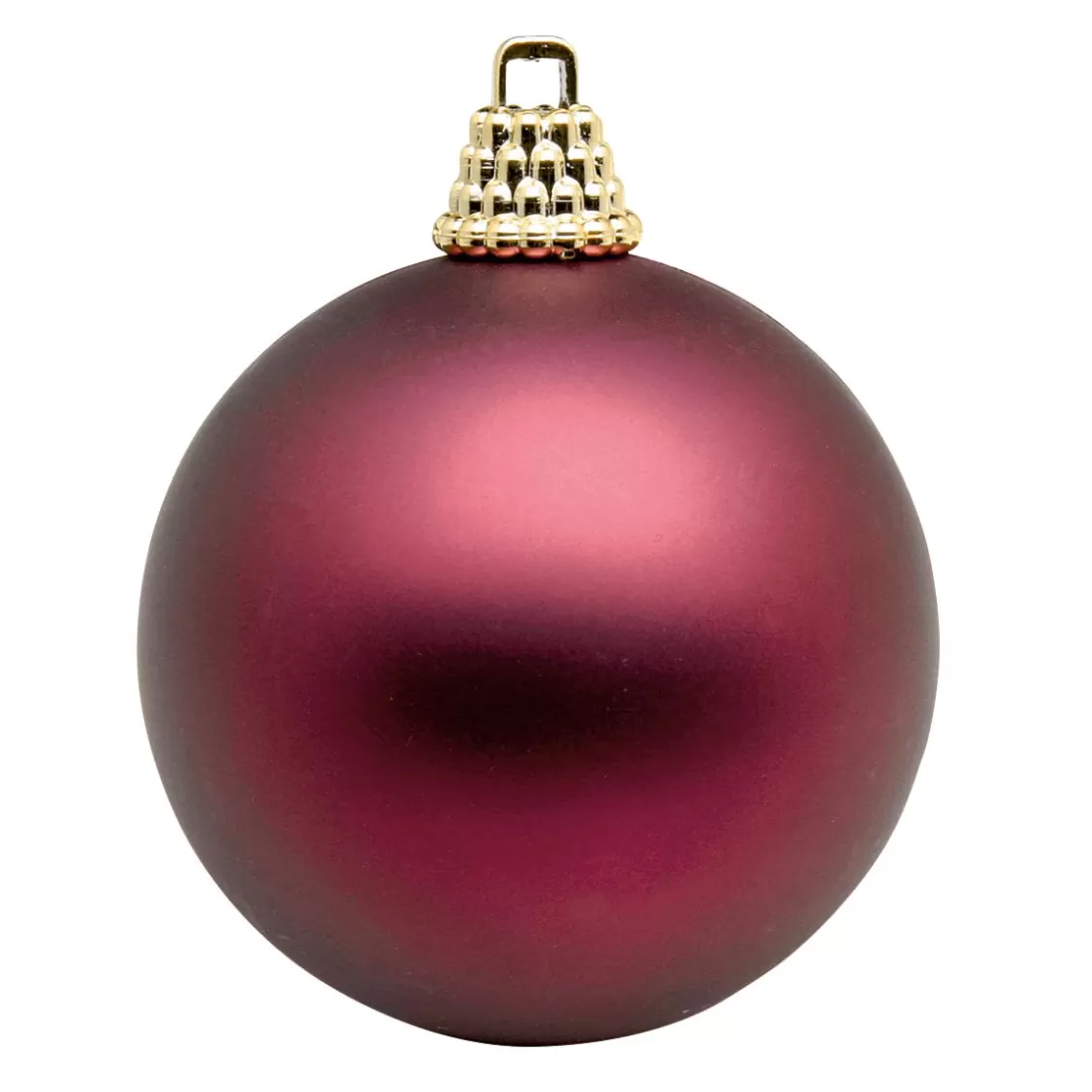 Bolas De Navidad>DecoWoerner Estera, Bolas De Plástico De Color Mora, 6 Cm Ø - 24 Piezas rojo