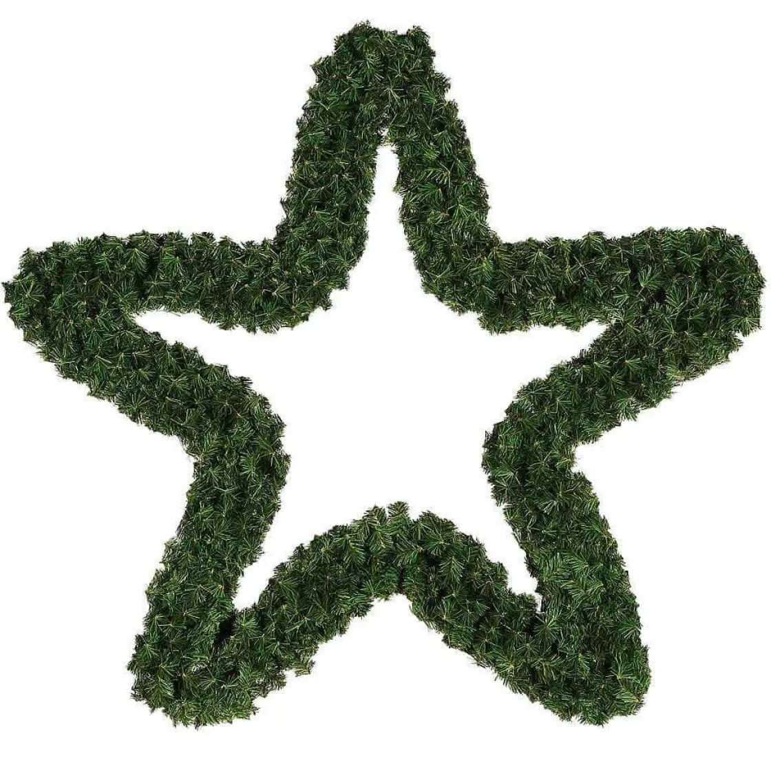 Decoración Navideña Xxl | Coronas De Navidad>DecoWoerner Estrella De Abeto Artificial, Ø 140 Cm verde