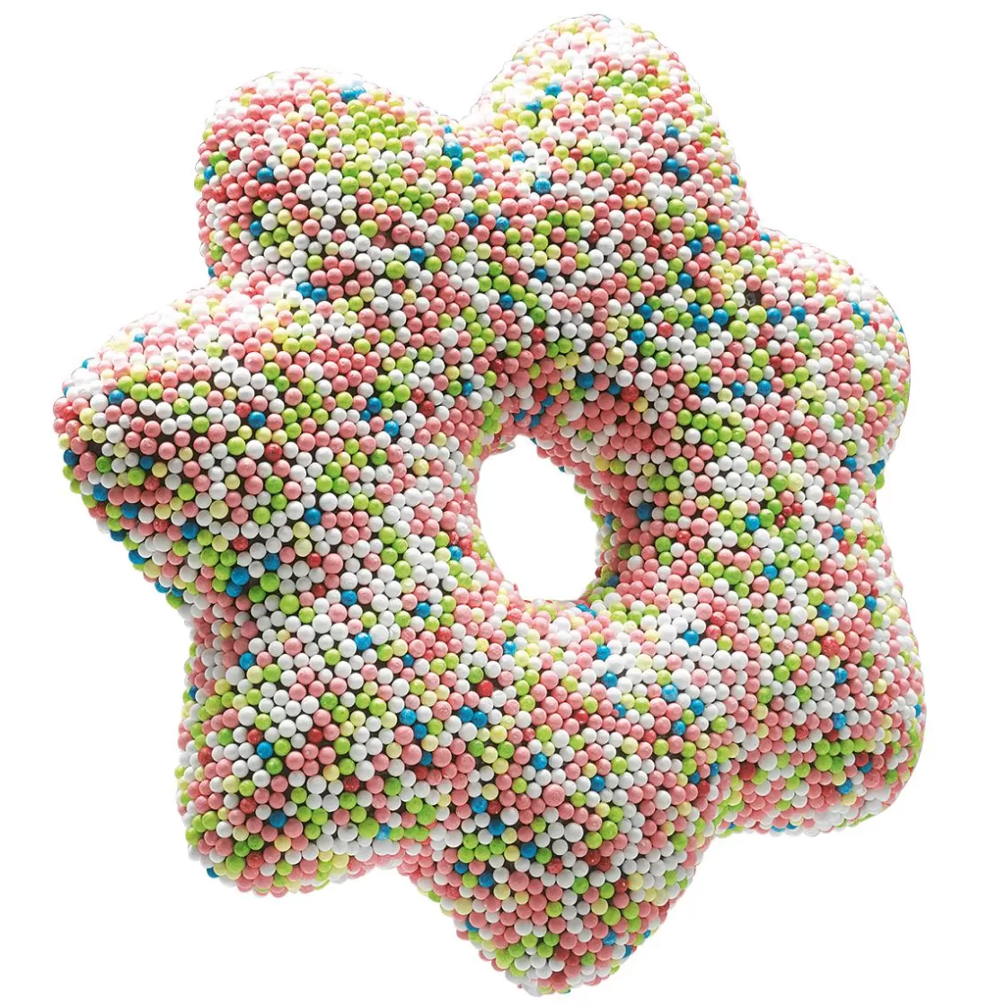 Chupetes Xxl>DecoWoerner Estrella De Pan De Jengibre Con Cobertura Espolvoreada Ø 30 Cm multicolor