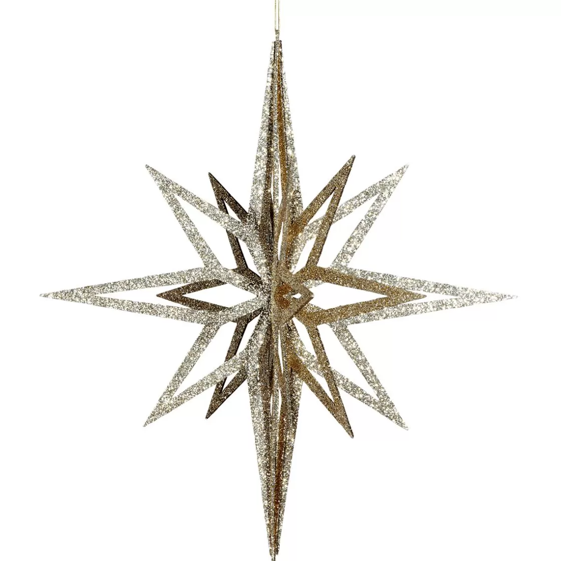 Estrella De Navidad>DecoWoerner Estrella Decorativa 3D, Ø 60 Cm, oro