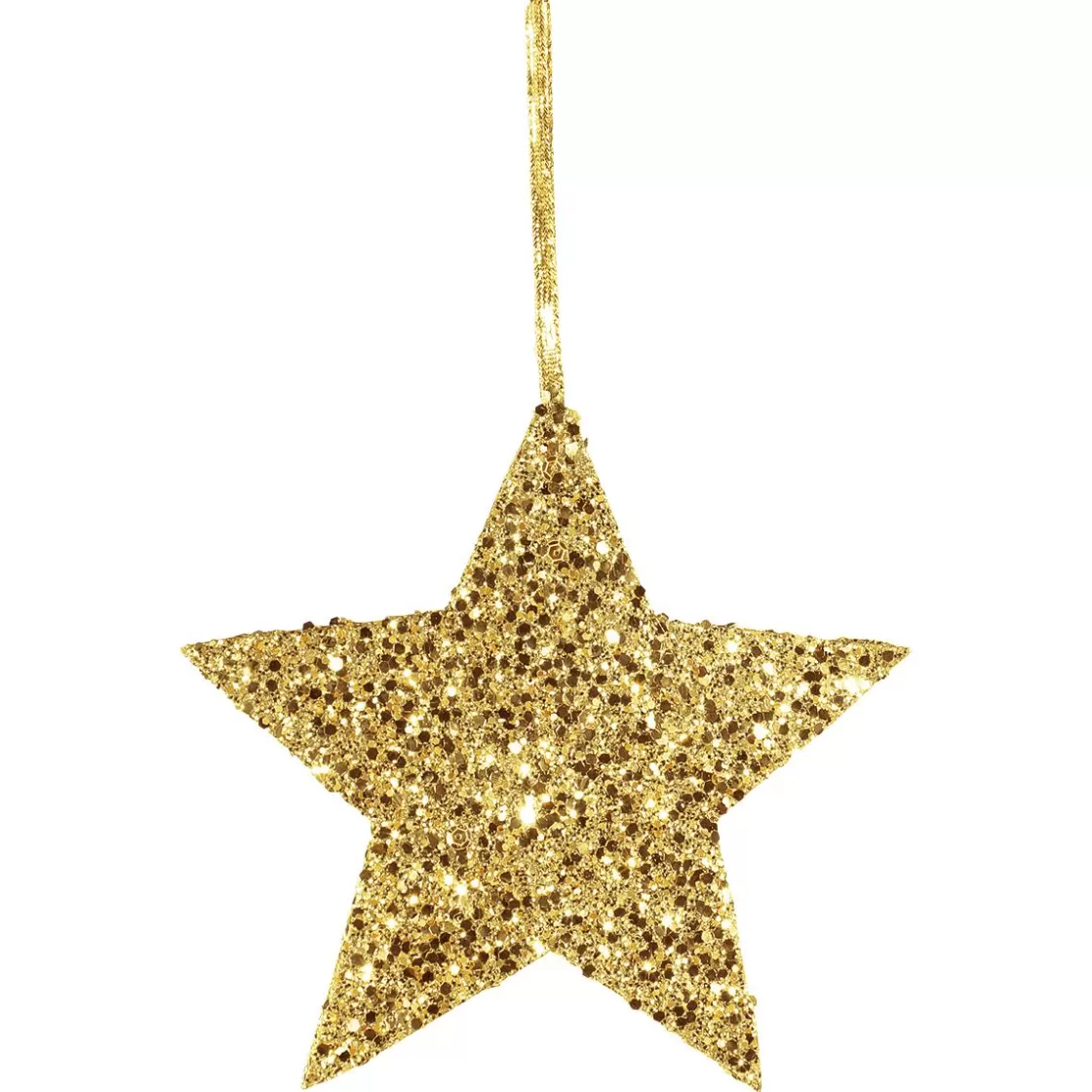 Estrella De Navidad>DecoWoerner Estrella Decorativa Dorada, 20 Cm, 3 Piezas oro