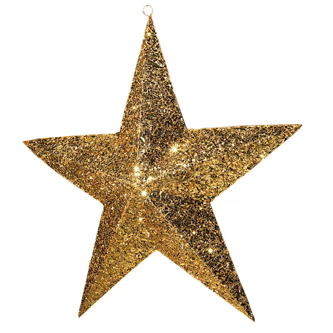 Decoración Navideña Xxl | Estrella De Navidad>DecoWoerner Estrella Decorativa, Dorado, Ø 150 Cm oro