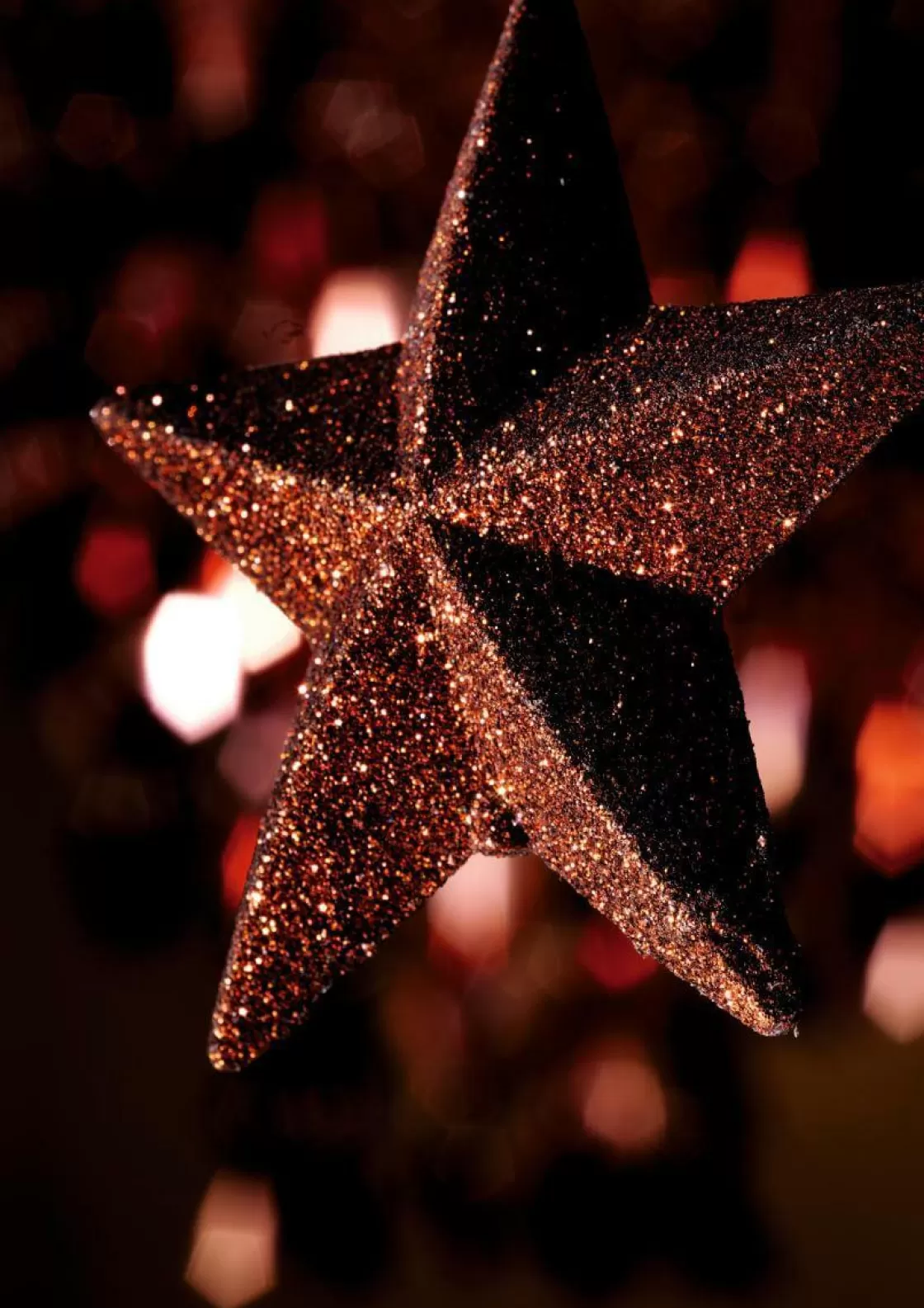 Estrella De Navidad>DecoWoerner Estrellas Brillantes Decorativas Nougat, Ø 17 Cm, 3 Piezas marrón