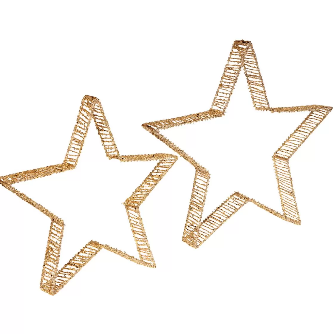 Estrella De Navidad>DecoWoerner Estrellas Decorativas 2 Piezas Ø 40-50 Cm oro