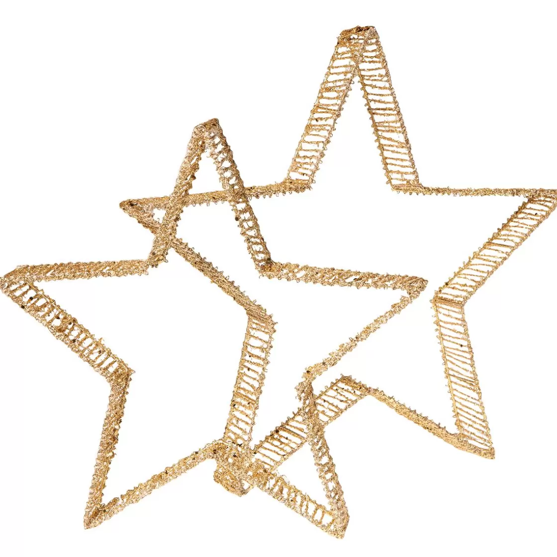 Estrella De Navidad>DecoWoerner Estrellas Decorativas 2 Piezas Ø 40-50 Cm oro