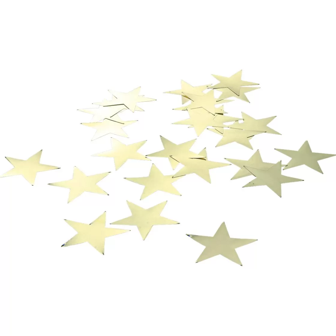Decoración Dispersa | Estrella De Navidad>DecoWoerner Estrellas Decorativas Para Dispersar , Ø 10 Cm, 25 Piezas oro