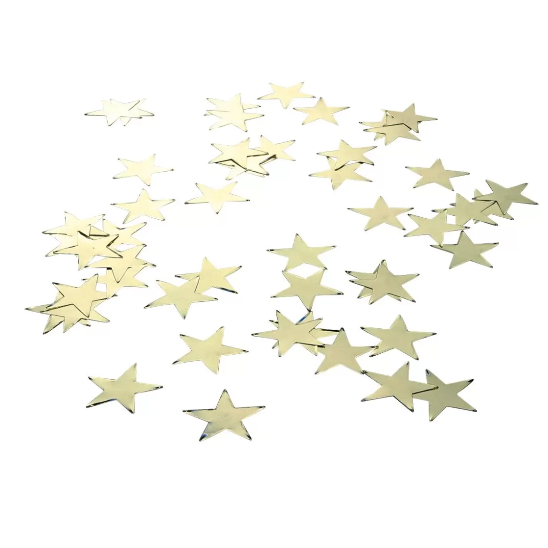 Decoración Dispersa | Estrella De Navidad>DecoWoerner Estrellas Decorativas Para Dispersar , Ø 10 Cm, 25 Piezas oro