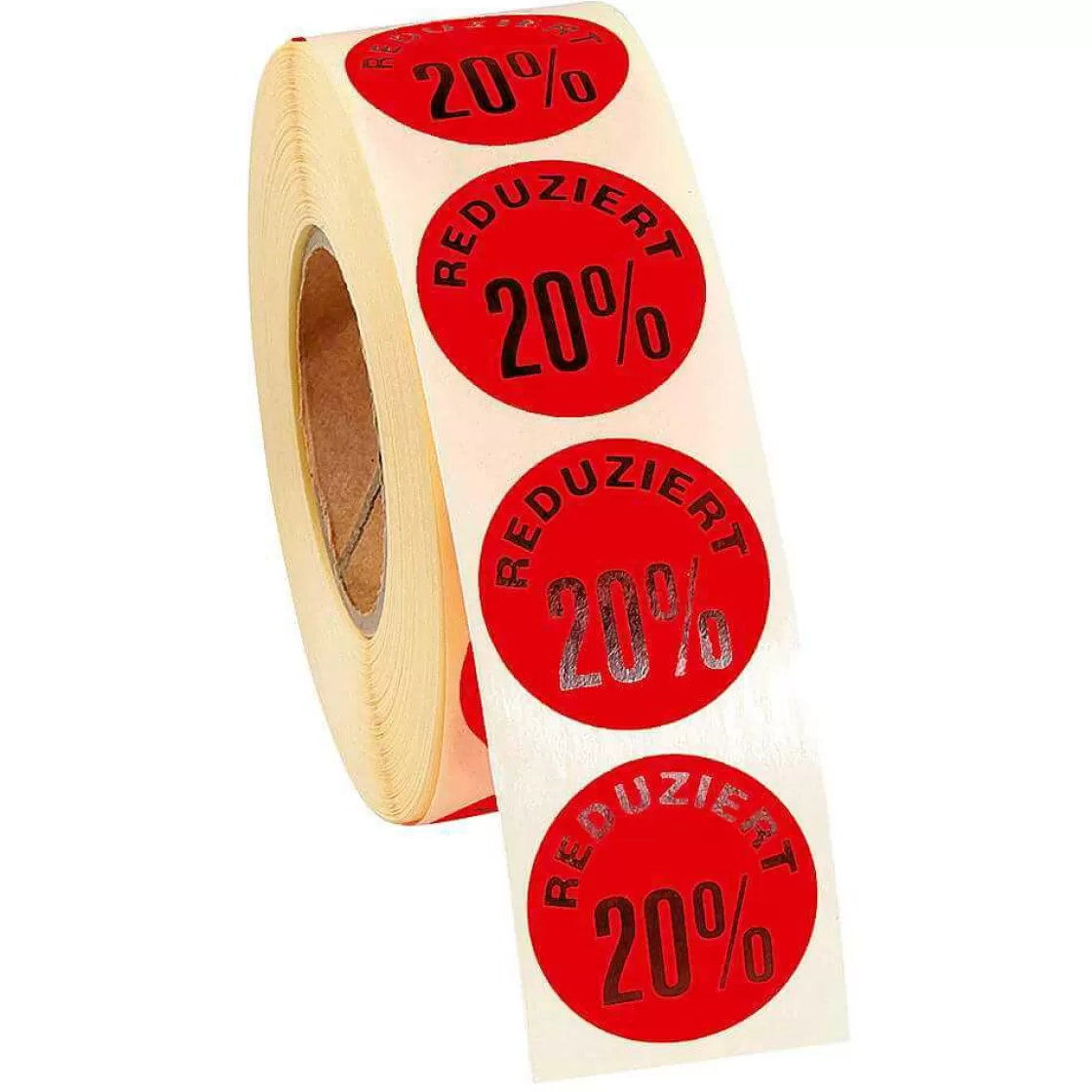 Etiquetaje | Material De Rebajas>DecoWoerner Etiquetas Promocionales 20%, 1000 Piezas rojo