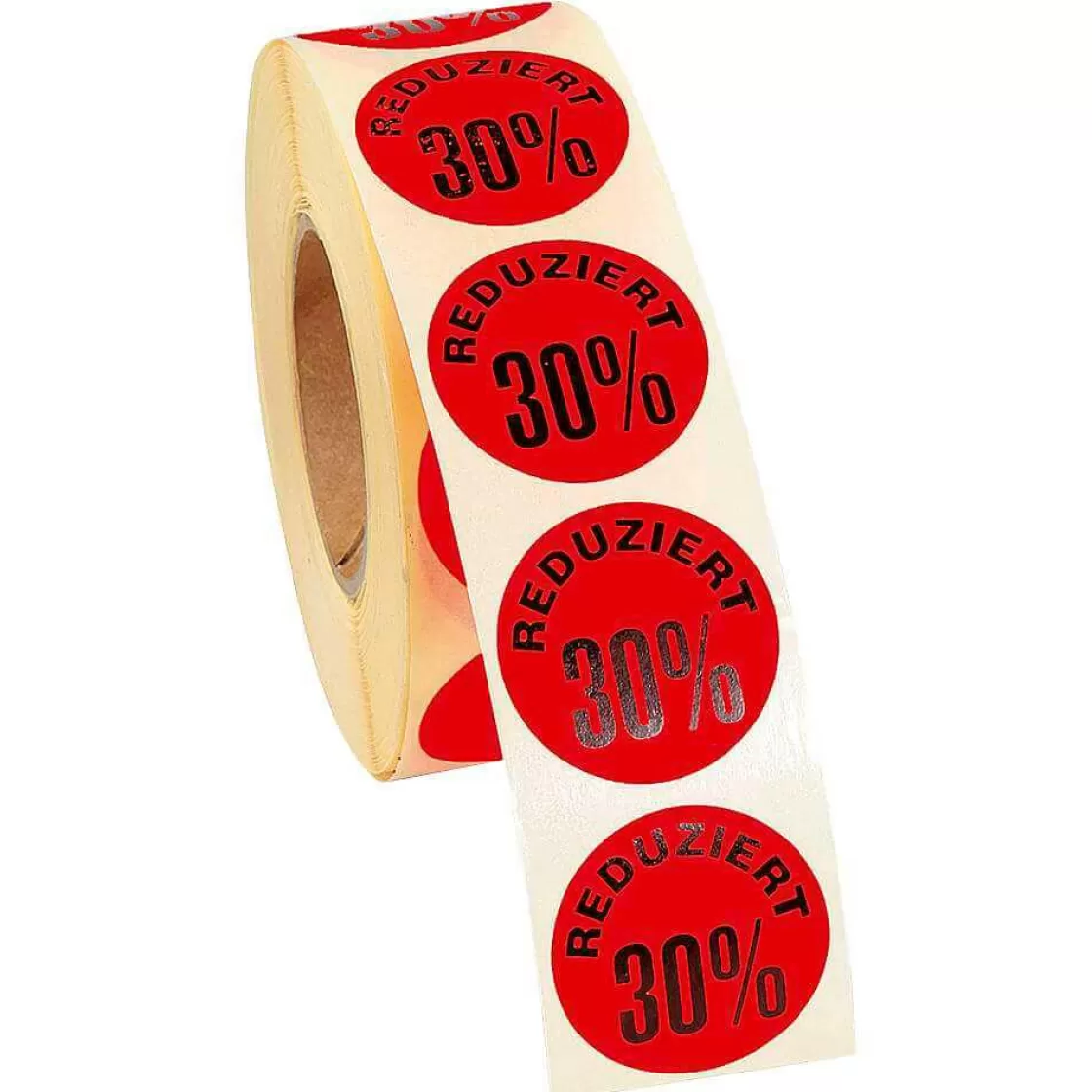Etiquetaje | Material De Rebajas>DecoWoerner Etiquetas Promocionales 30 %, 1000 Piezas rojo