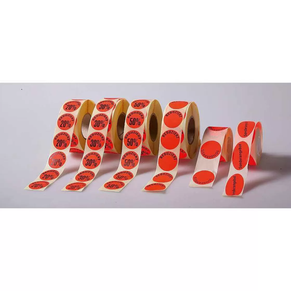Etiquetaje | Material De Rebajas>DecoWoerner Etiquetas Promocionales 30 %, 1000 Piezas rojo