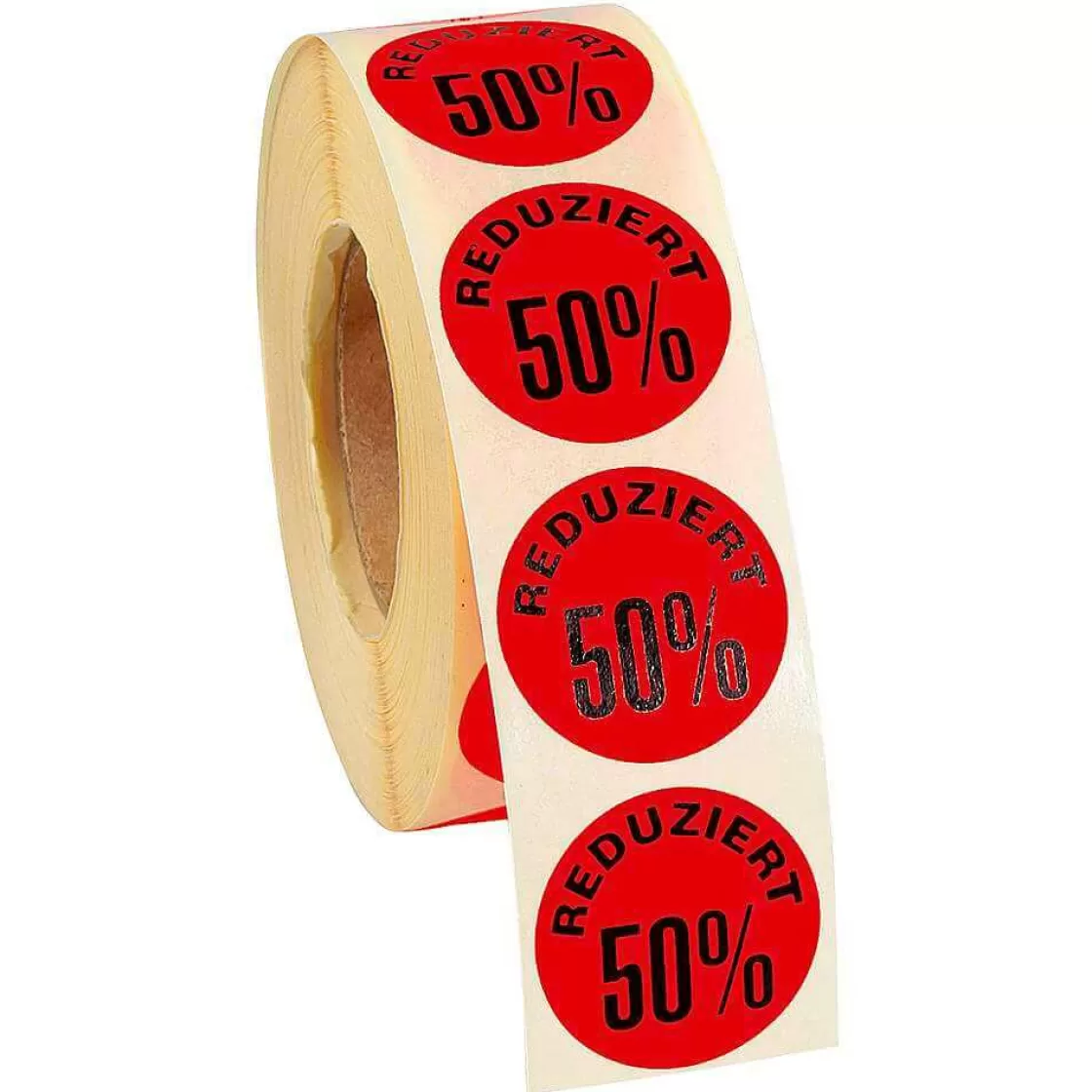 Etiquetaje | Material De Rebajas>DecoWoerner Etiquetas Promocionales 50 %, 1000 Piezas rojo