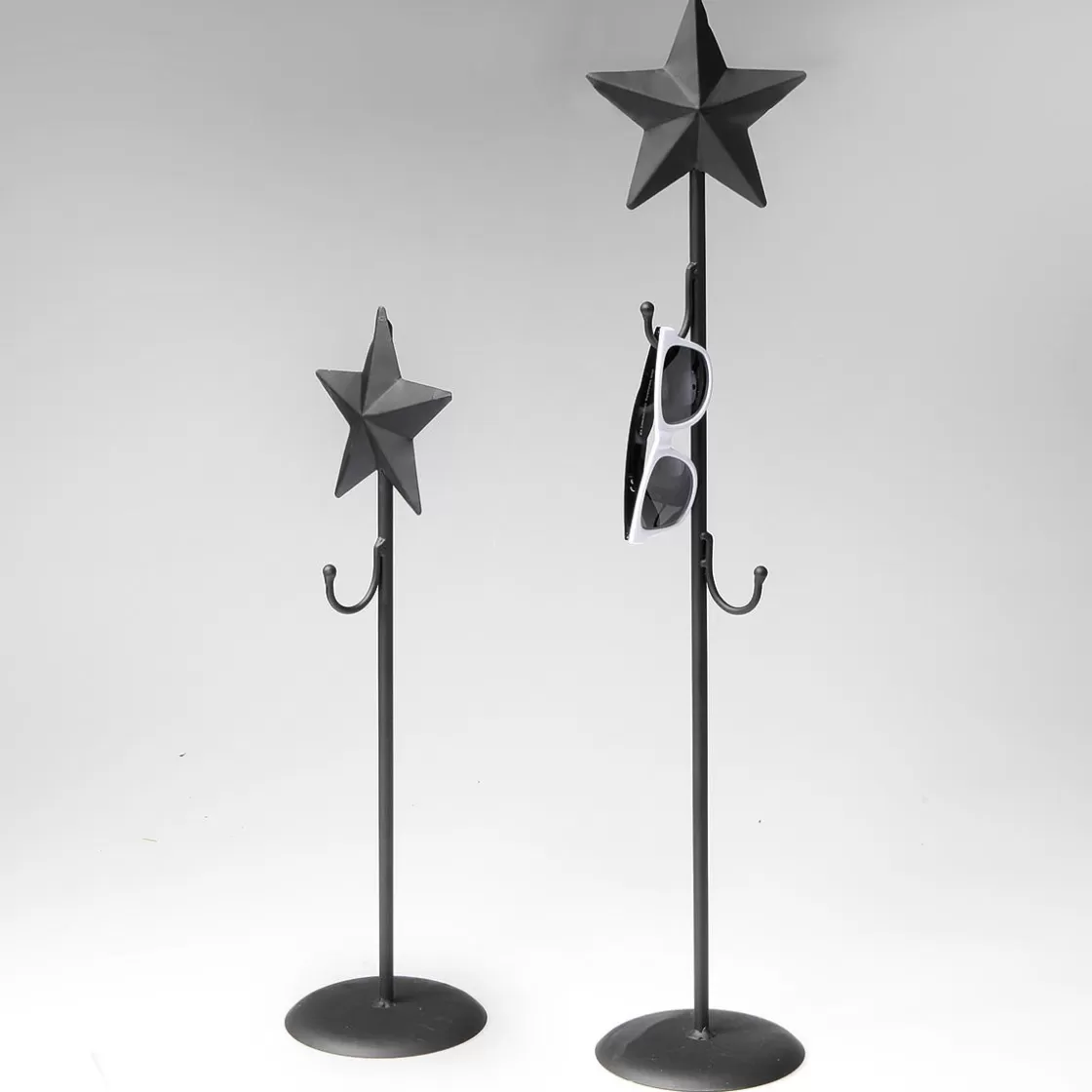 Expositores Para Tiendas | Estrella De Navidad>DecoWoerner Expositor De Accesorios Estrella, 2 Piezas negro