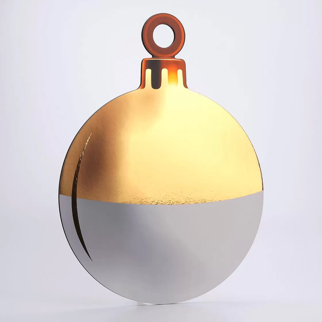 Decoración Navideña Xxl>DecoWoerner Expositor De Bolas De Navidad 51 X 67 Cm Oro blanco
