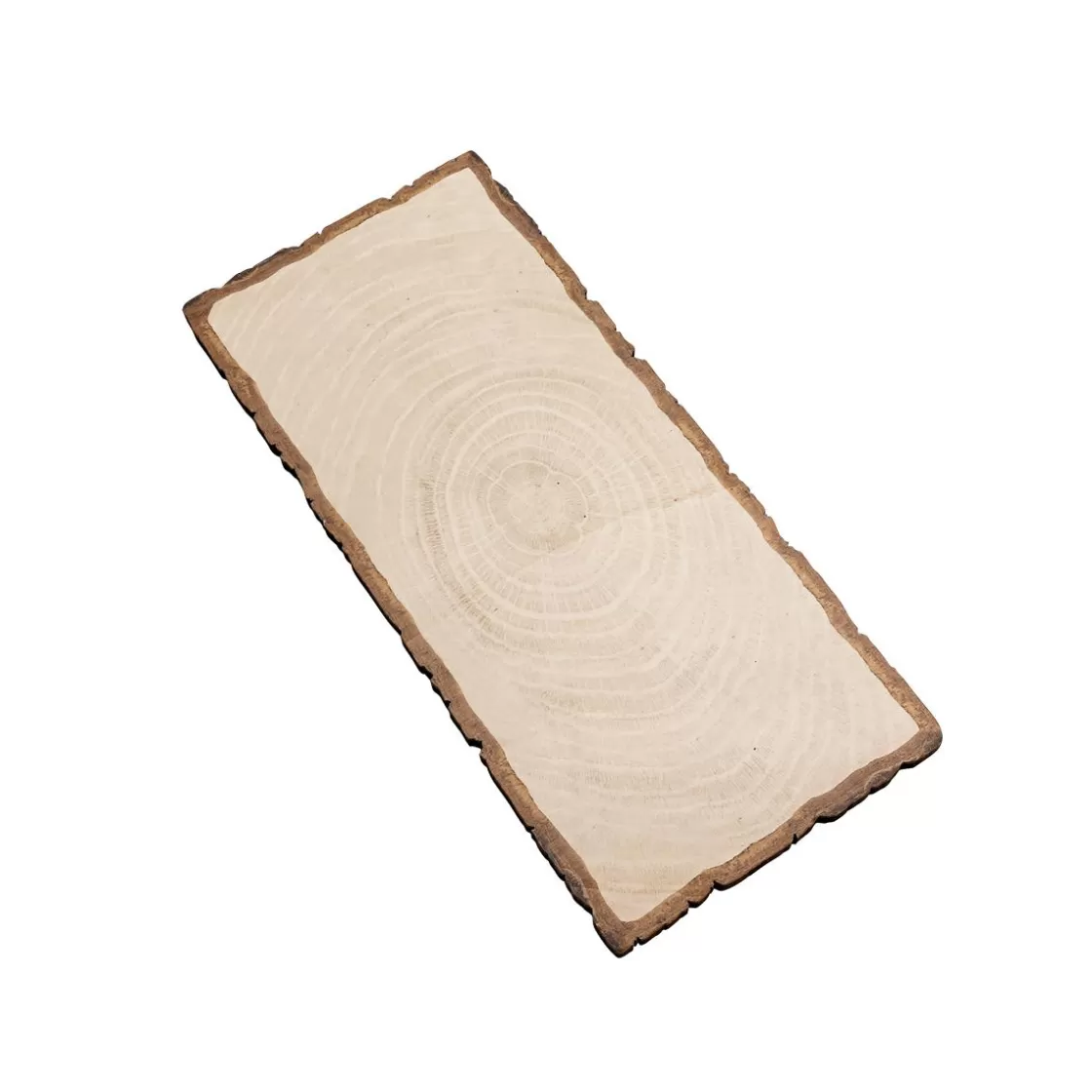 Expositores Para Tiendas | Decoración Temática>DecoWoerner Expositor De Discos De Madera Impresos 18 X 40 Cm marrón