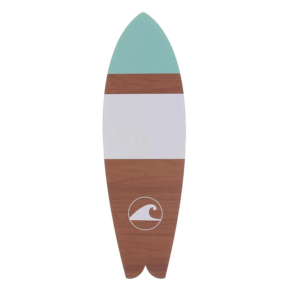 Decoración De Verano>DecoWoerner Expositor De Madera "Tabla De Surf" 130 X 40 Cm multicolor