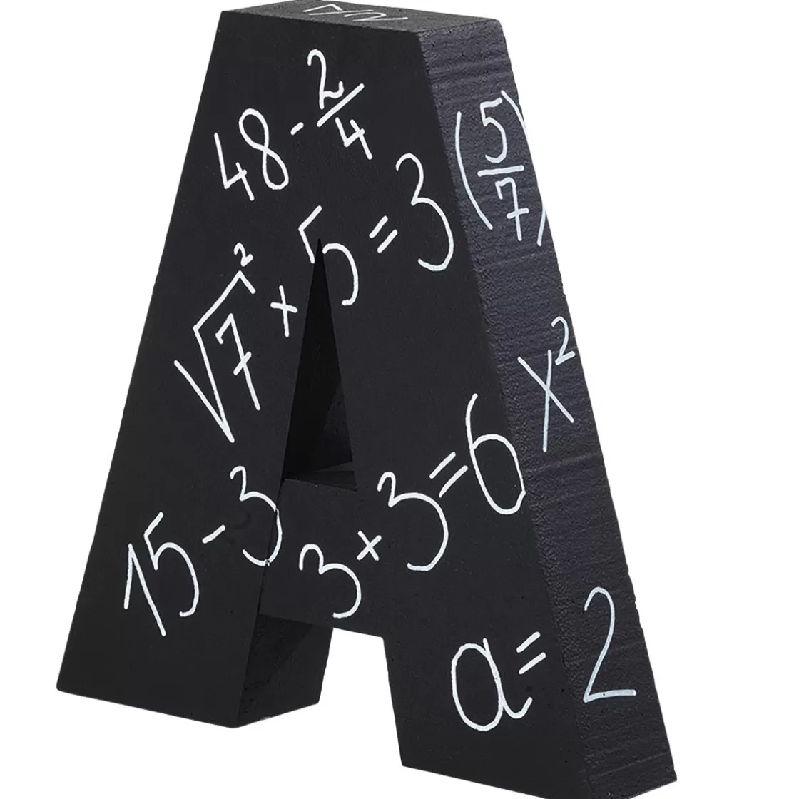 Decoración Temática>DecoWoerner Expositor Decorativo Letra A, Altura 50 Cm negro