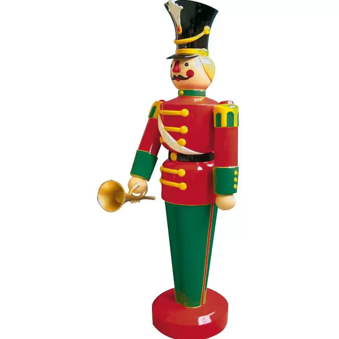 Decoración Navideña Xxl | Figuras De Navidad>DecoWoerner Figura De Soldado Con Trompeta, 185 Cm multicolor