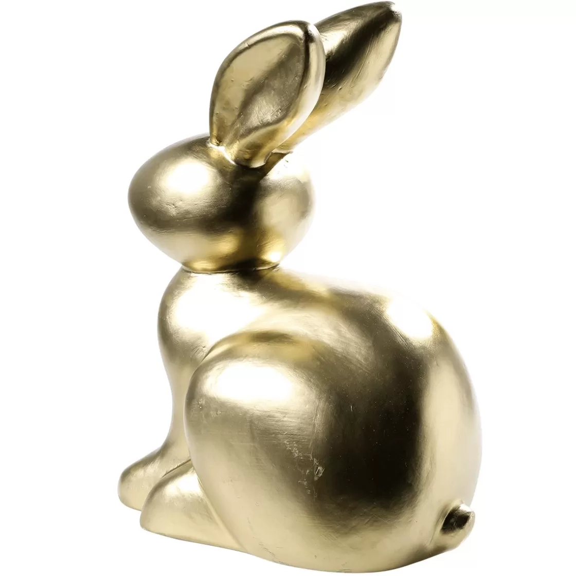 Decoración De Animales | Decoración De Pascua>DecoWoerner Figura Decorativa Conejo De Pascua Dorado, 50 Cm oro