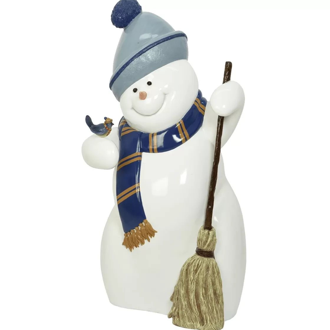 Decoración De Invierno | Decoración Navideña Xxl>DecoWoerner Figura Decorativa De Muñeco De Nieve, 162 Cm De Altura blanco