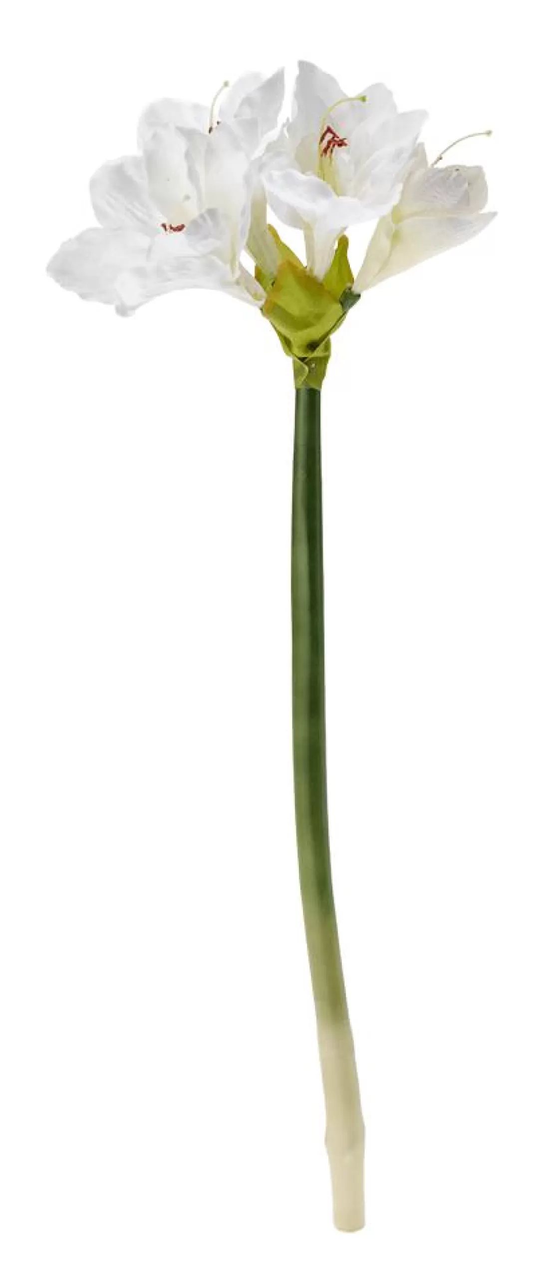 Decoración De Otoño | Flores Artificiales>DecoWoerner Flor Artificial Amaryllis , 60 Cm blanco