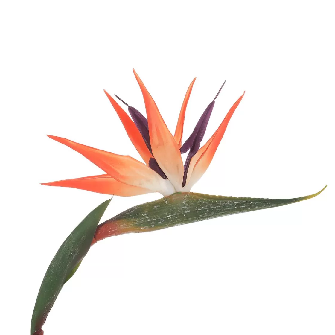 Decoración De Verano | Plantas De Interior>DecoWoerner Flor Artificial Strelizias Ave Del Paraíso 14 X 84 Cm naranja