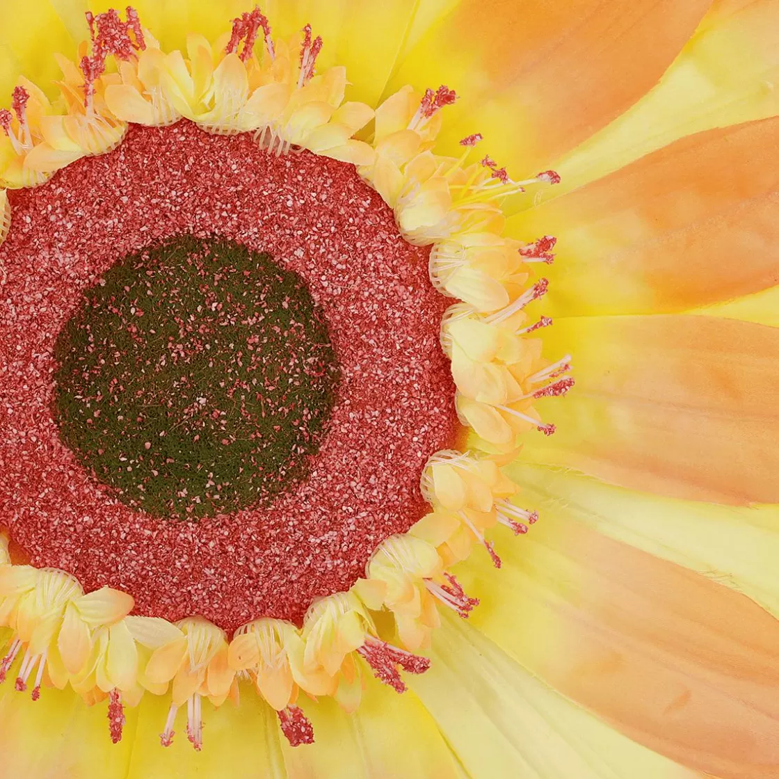 Decoración De Primavera | Cabezas De Flores Artificiales>DecoWoerner Flor De Gerbera Gigante, Ø 45 Cm, Color naranja