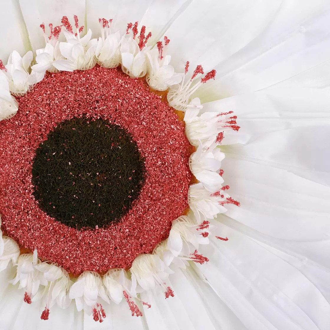 Decoración De Primavera | Cabezas De Flores Artificiales>DecoWoerner Flor De Gerbera Gigante Artificial, blanco