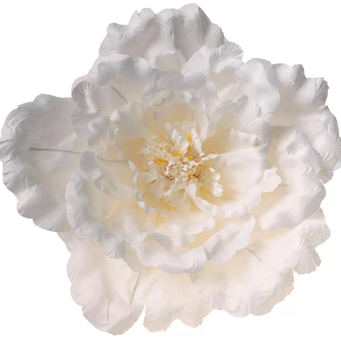 Decoración De Primavera | Cabezas De Flores Artificiales>DecoWoerner Flor De Peonía XL 65 Cm Ø, Blanca blanco