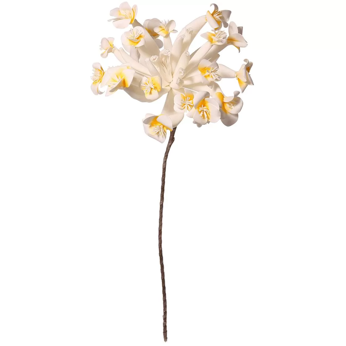 Decoración De Primavera | Flores Artificiales>DecoWoerner Flor De Plástico Frangipani 85 Cm blanco