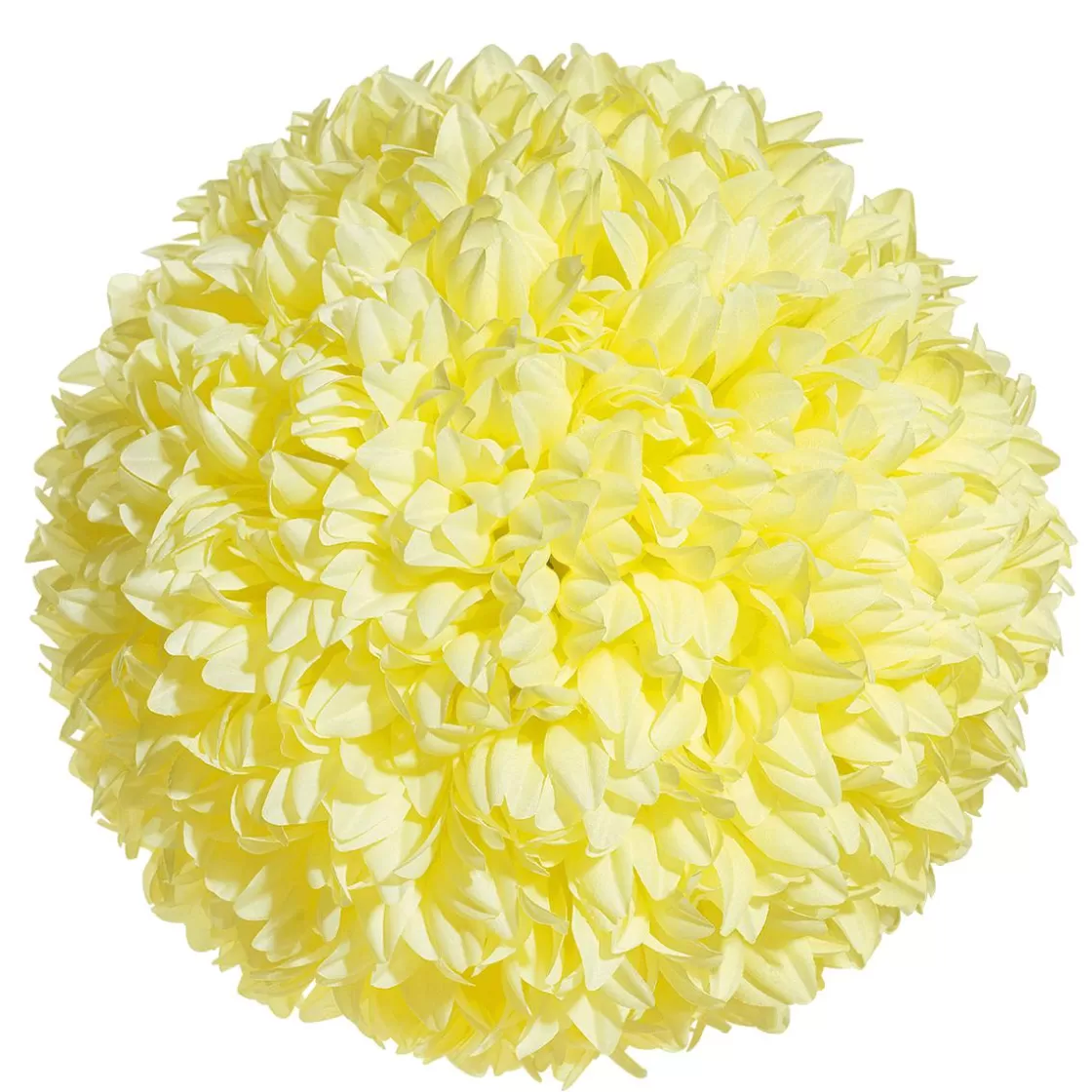 Decoración Temática | Decoración De Primavera>DecoWoerner Flor De Pompón, Ø 25 Cm, Amarilla amarillo