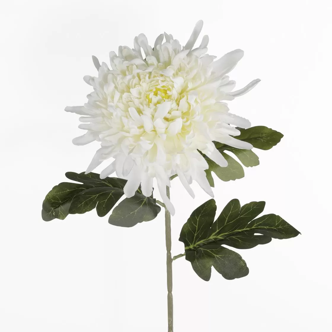 Flores Artificiales>DecoWoerner Flor De Tallo De Dalia Artificial, 80 Cm blanco