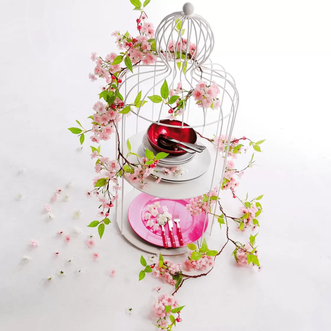 Decoración Dispersa | Decoración Temática>DecoWoerner Flores De Cerezo Decorativas Para Dispersar, do rosa