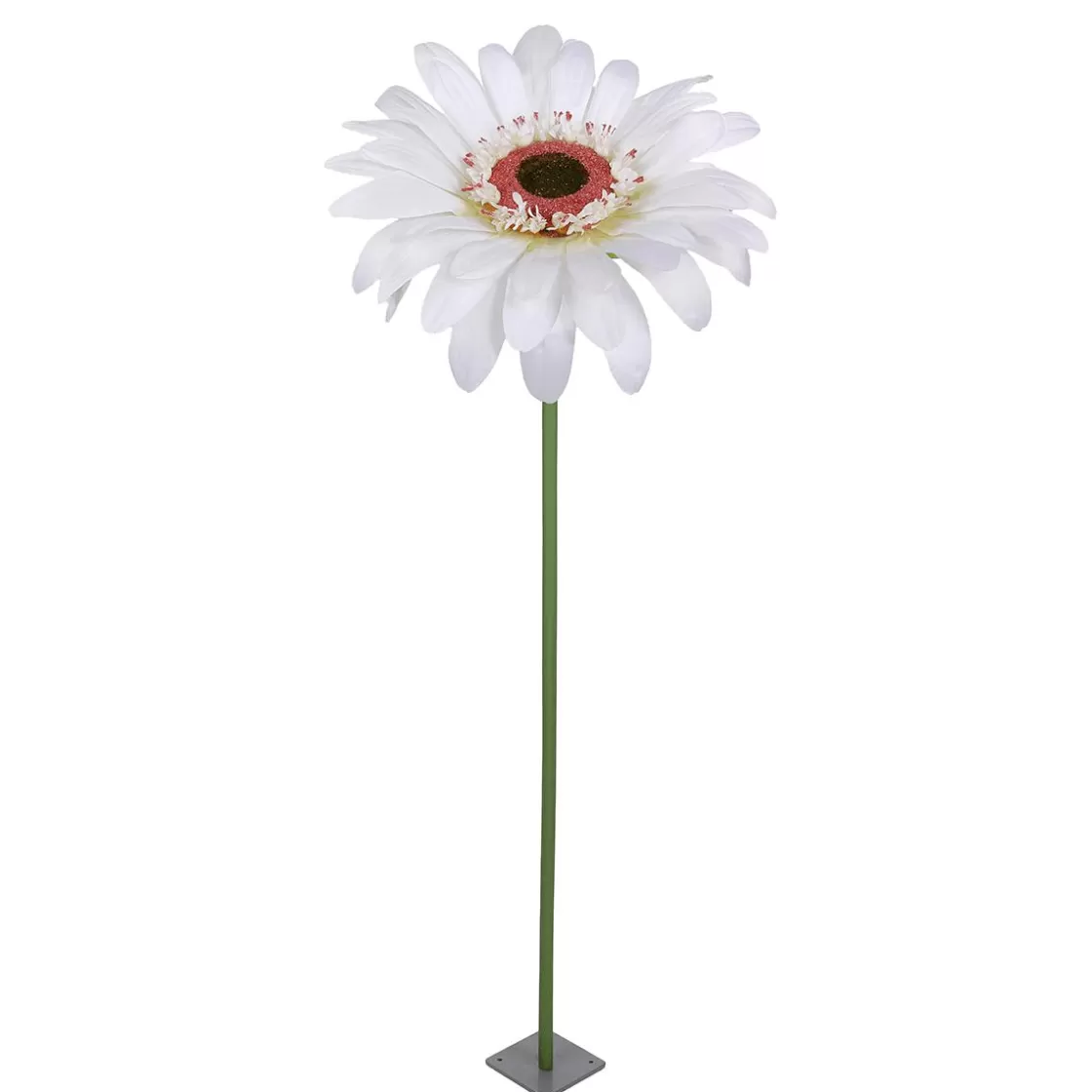 Decoración De Primavera | Flores Artificiales>DecoWoerner Gerbera Gigante Artificial 120 Cm blanco