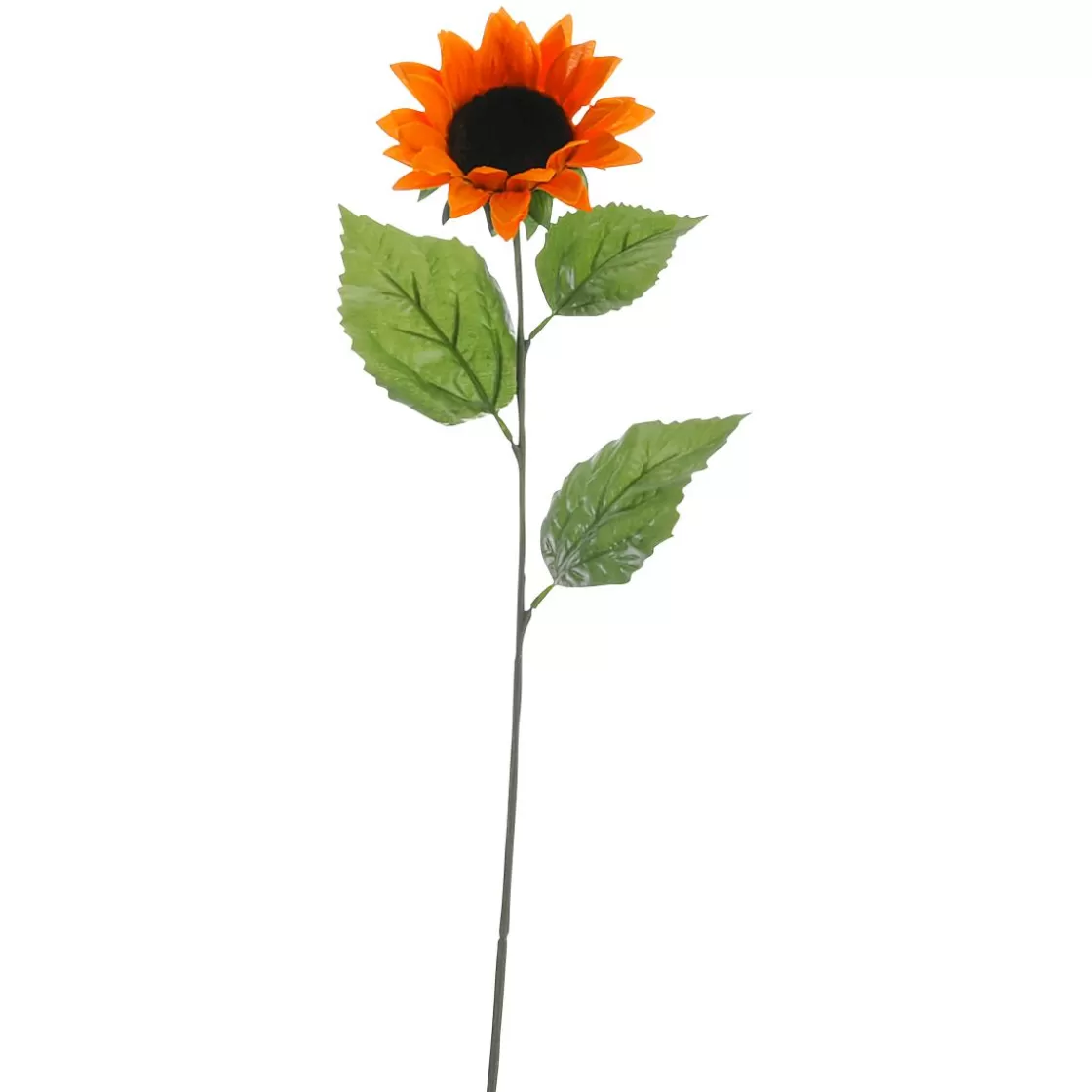 Decoración De Otoño | Decoración De Verano>DecoWoerner Girasol Artificial Deco 68 Cm naranja